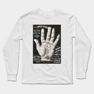 Open hand, palm reading Long Sleeve T-Shirt